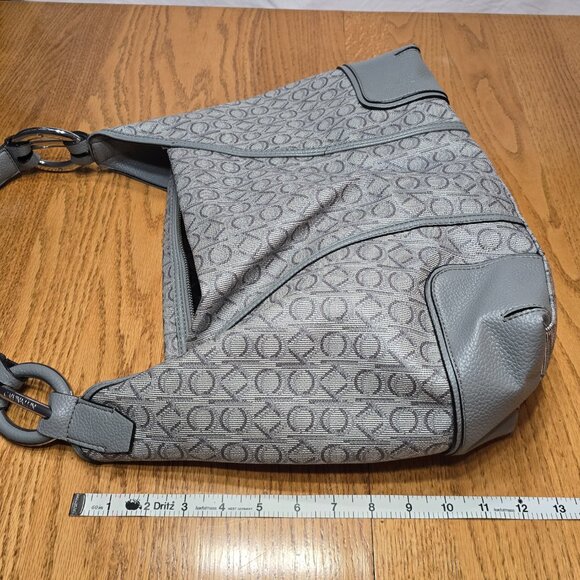 Calvin Klein Ivy Novelty Hobo Gray/silver - Picture 13 of 14